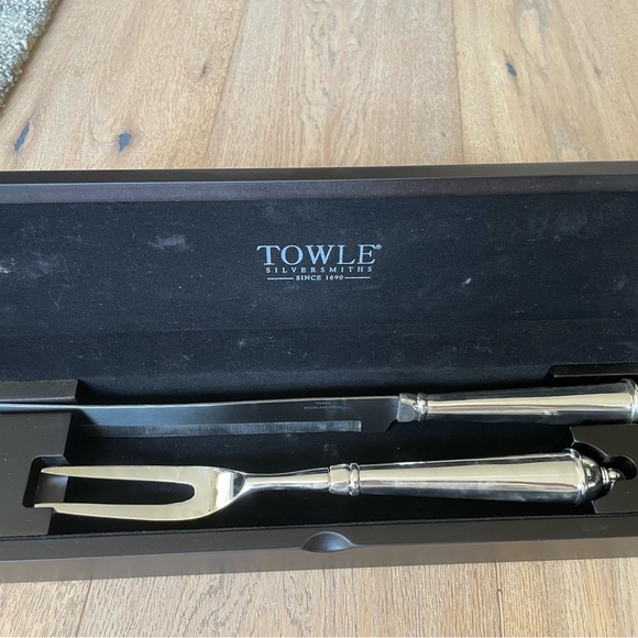 Towle silver plated carving set, new - Picture 3 of 5